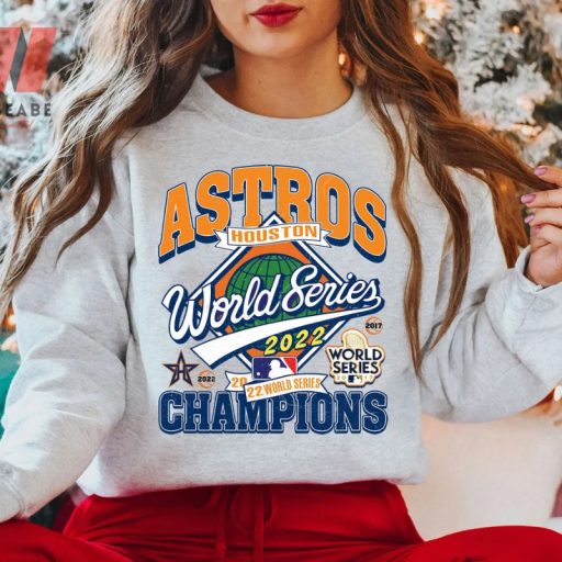 New Era Girl's Houston Astros Orange Long Sleeve T-Shirt