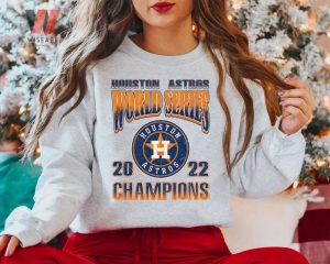 Vintage MLB Baseball Houston Astros World Series Champions 2022 Hoodie