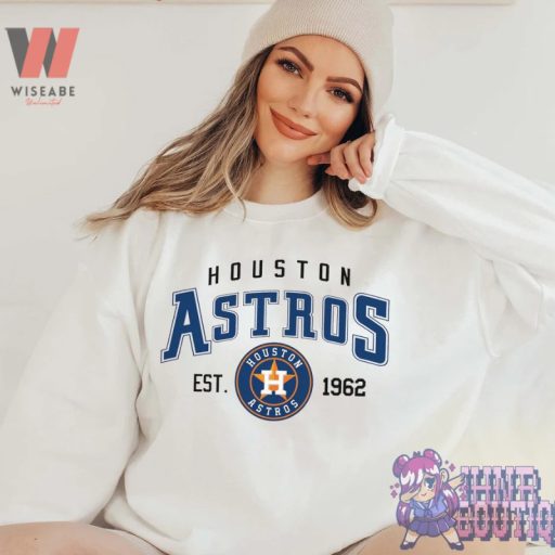 MLB Houston Astros WOMEN'S T-Shirt 3/4 Sleeve Raglan 2017 World Series  SMALL New