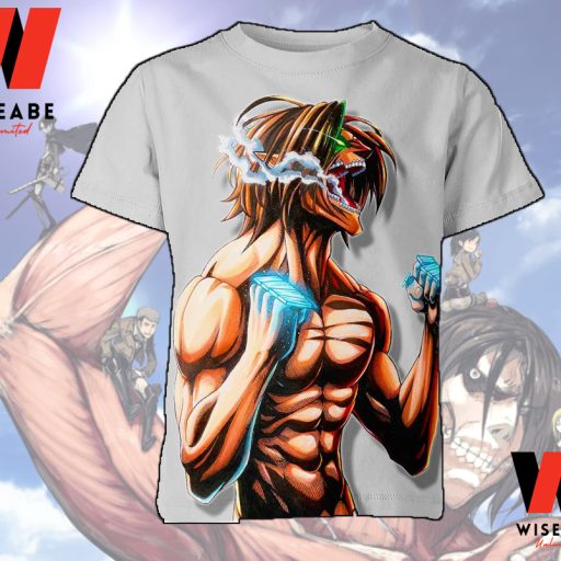 The Attack Titan Eren Yeager Attack On Titan Anime Shirt, Attack On Titan Merchandise