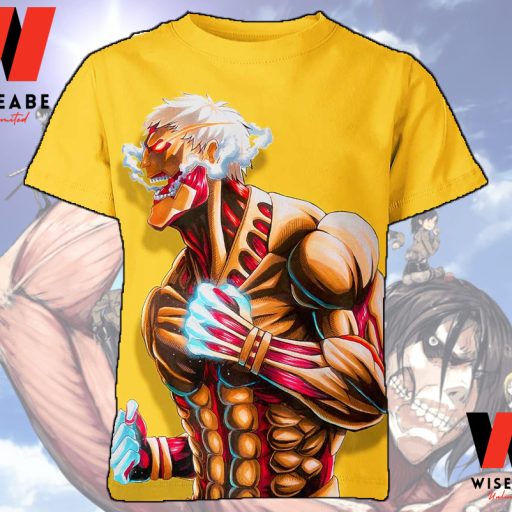 The Armored Titan Reiner Braun Attack On Titan Shirt, Attack On Titan Merchandise