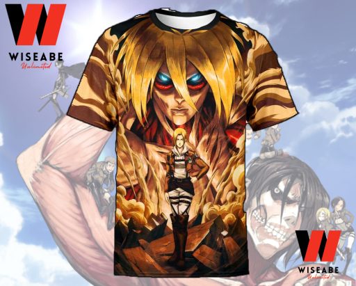 The Female Titan Annie Leonhart Attack On Titan Shirt, Attack On Titan Merchandise