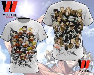 Scout Regiment Members Chibi Attack On Titan Shirt