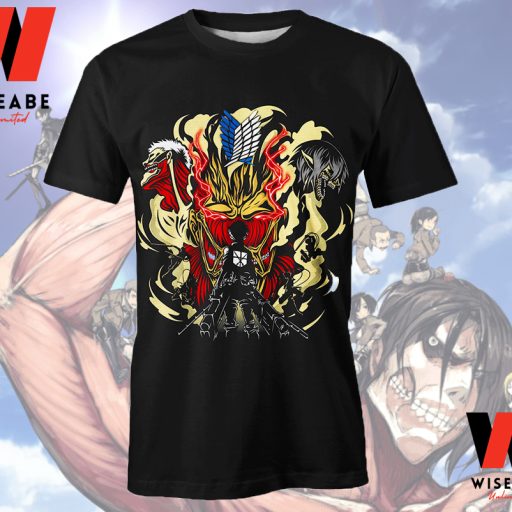 Titans And Scouting Legion Attack On Titan T Shirt, Attack On Titan Merchandise