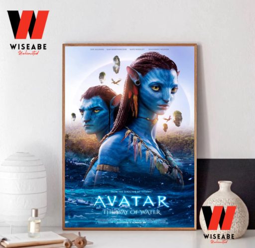 Hot Neytiri And Jake Sully Avatar The Way Of Water Movie Poster