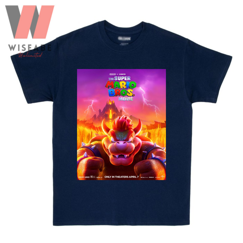 Cheap Bowser Super Mario Bros 2023 Shirt - Apparels