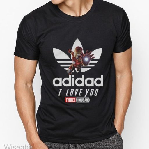 Original Adidas Iron Man I Love You Three Thousand T-Shirt, Cheap Adidas Shirt