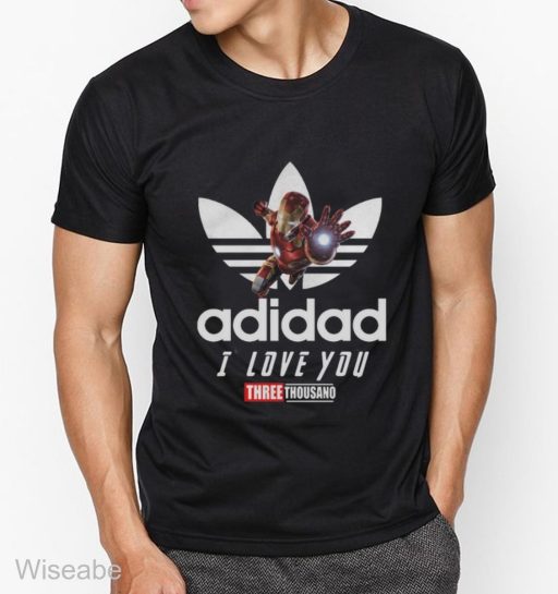 Original Adidas Iron Man I Love You Three Thousand T-Shirt, Cheap Adidas Shirt