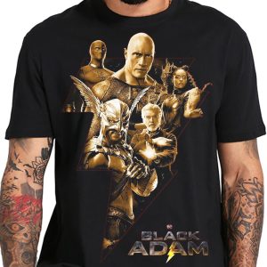 Vintage Justice League With Black Adam T-Shirt