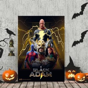 Unique DC Universe New Movie 2022 Justice League And Black Adam Poster