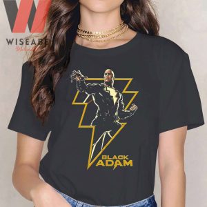 Unique DC Universe New Movie The Rock Black Adam T Shirt