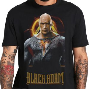 New DC Character Movie 2022 Black Adam T-Shirt