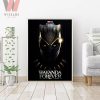 Gold Black Panther Wakanda Forever Marvel Movie Poster