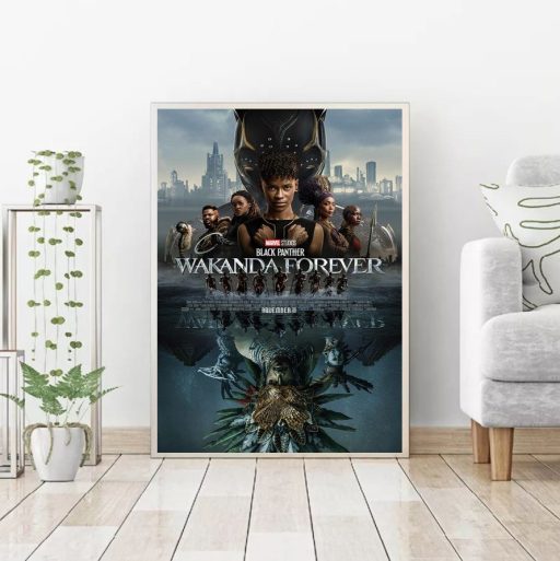Unique Marvel Studio New Movie 2022 Black Panther Wakanda Forever Poster