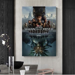 Unique Marvel Studio New Movie 2022 Black Panther Wakanda Forever Poster