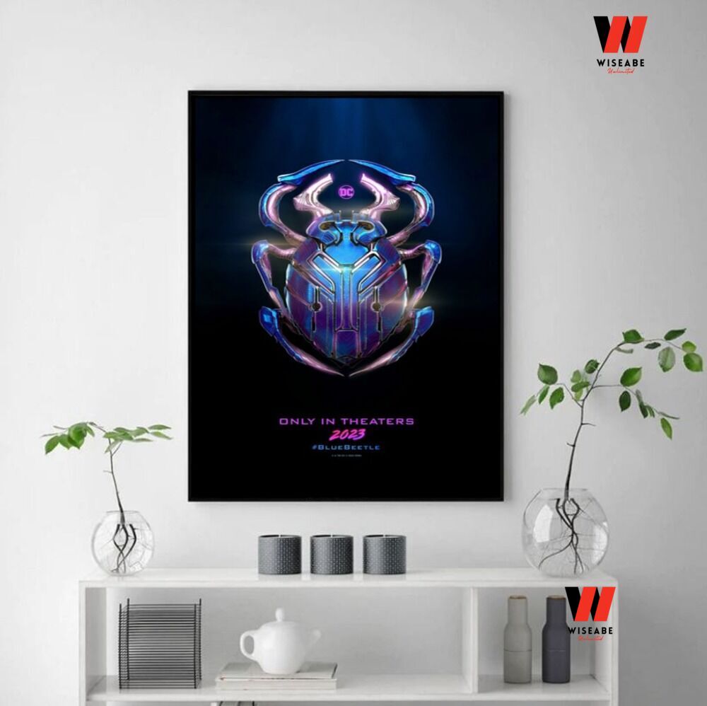 DC Movie 2023 Blue Beetle Movie Poster - Wiseabe Apparels