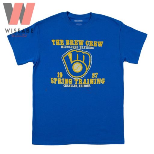 Unique The Brew Crew 1987 Spring Training MLB Vintage Brewers Shirt