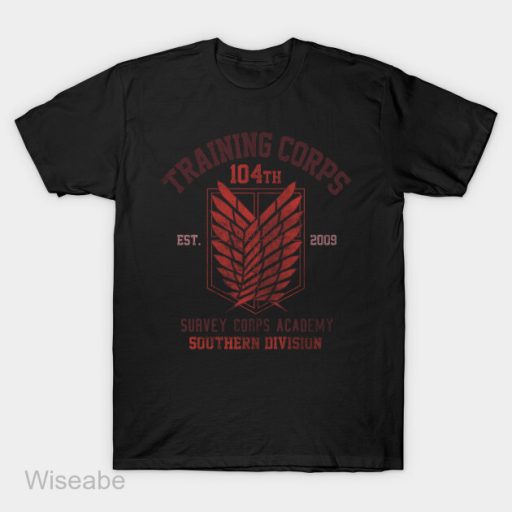 Training Corps 104th T-Shirt,  Attack On Titan Vintage Shirt