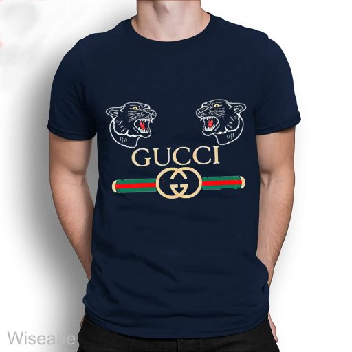 Double Tiger Gucci Shirt, Gucci Logo T Shirt Women