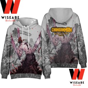 Cheap Denji Chainsaw Devil Combat Chainsaw Man Anime Hoodie