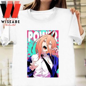 Cheap Power Chainsaw Man Anime T Shirt 