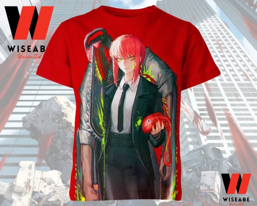 Makima Control Devil And Chainsaw Man T Shirt, Chainsaw Man Merchandise