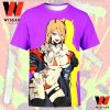 Sexy Power Chainsaw Man T Shirt, Anime Waifu Shirt