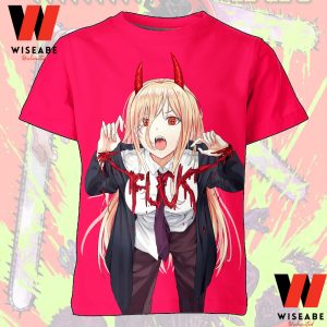 Unique Power Chainsaw Man Anime T Shirt