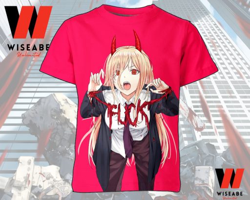 Unique Power Chainsaw Man Anime T Shirt, Cheap Anime Waifu Shirt