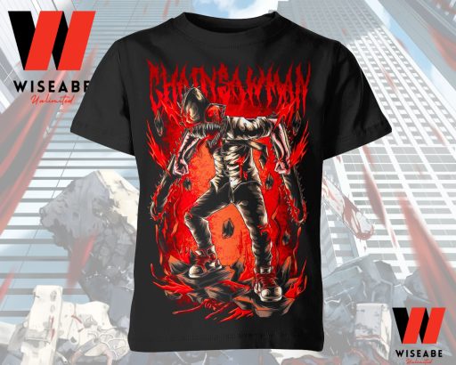 Horror Denji Chainsaw Man Shirt, Chainsaw Man Merch