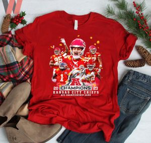 Kansas City Chiefs Christmas Forrest Pattern Ugly Christmas Sweater