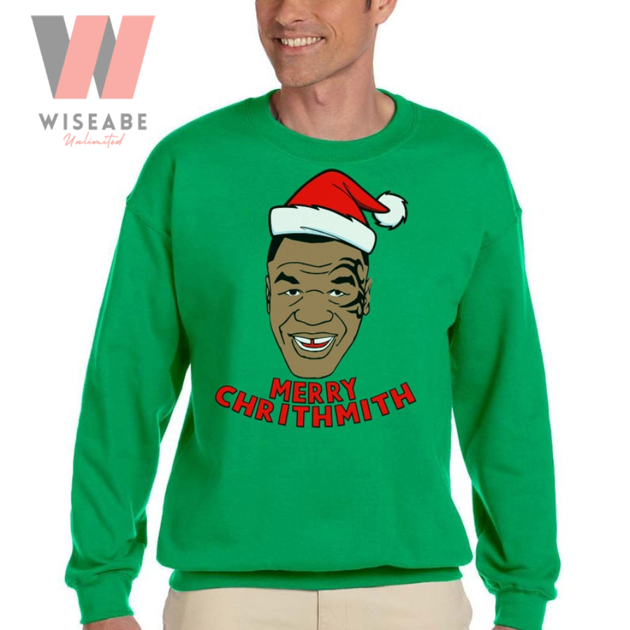 Santa Hat Nike Christmas Sweatshirt, Funny Christmas Sweatshirts - Wiseabe  Apparels