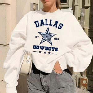 Retro Dallas Cowboys Shirt Sweatshirt Hoodie Kids Mens Womens Cowboys Game  Today Shirts Game Day Est 1960 Tshirt Nfl Shop Dallas Cowboys T Shirt  Vintage Cowboys Shirt - Laughinks