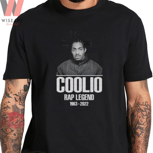 Hot Rapper Coolio Rest In Power Black Shirt