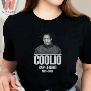 Hot Rapper Coolio Rest In Power Black Shirt