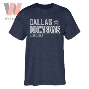 Unique NFL Football Team Navy Blue Cowboys Long Sleeve Shirt - Wiseabe  Apparels