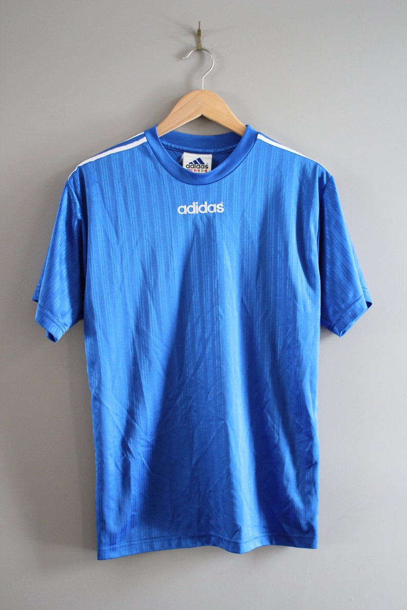 konkurs vaccination Holde Adidas tshirt blue adidas tshirt adidas sport tee vintage adidas tshirt  Size M-L / Made in Canada - Wiseabe Apparels