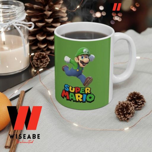 Cheap Luigi Super Mario Coffee Mug, Nintendo Coffee Mug