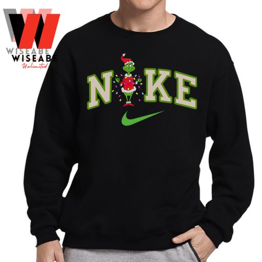 Cheap Nike Dr Sessus Grinch Christmas Crewneck Sweatshirt