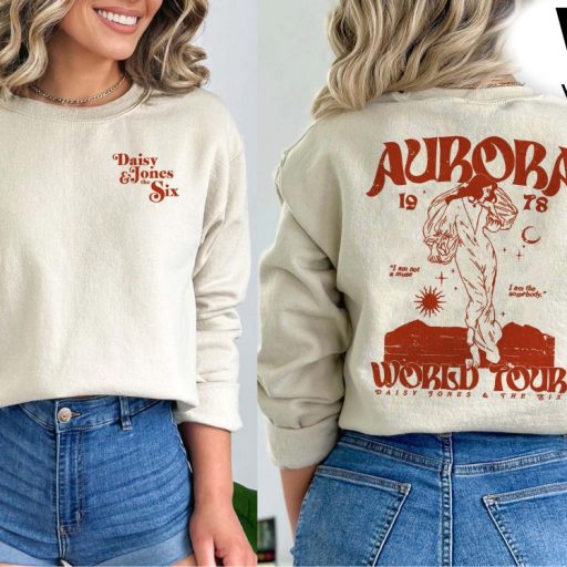 Vintage Daisy Jones And The Six The Aurora World Tour 1978 T Shirt