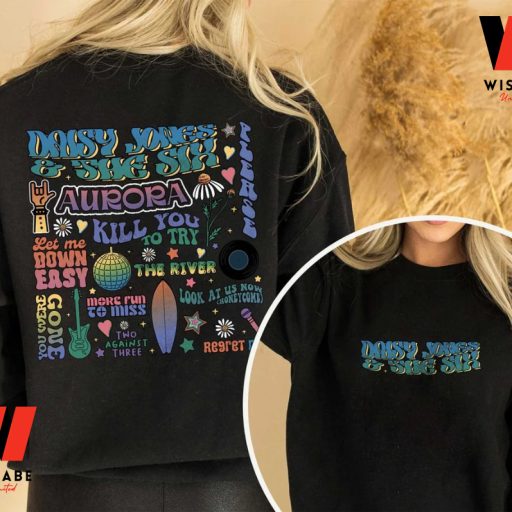 Unique Aurora World Tour Tracklist Daisy Jones And The Six Crewneck Sweatshirt