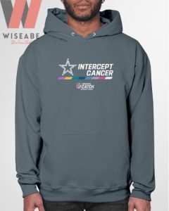 Cheap NFL Intercept Cancer Cowboys Hoodie, Dallas Cowboy Shirt