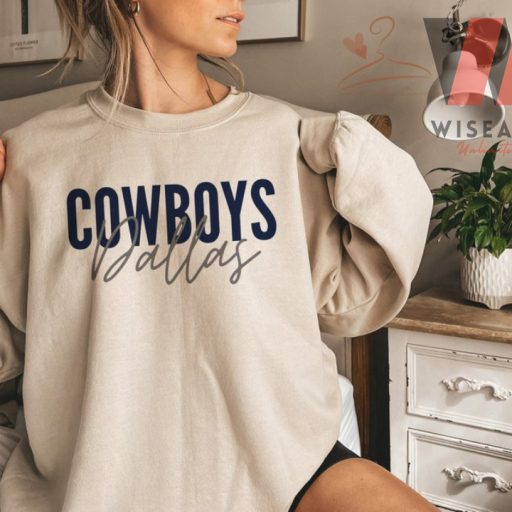 Retro Blue Cowboys Dallas Vintage Dallas Sweatshirt