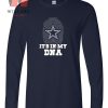 Unique NFL Texas Football Team Fingerprint Its My DNA Dallas Cowboys Long Sleeve Shirt