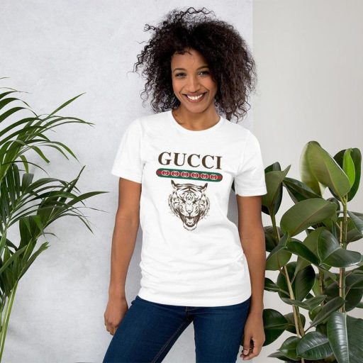 Gucci White Tiger T-shirt, Gucci Shirt Cheap