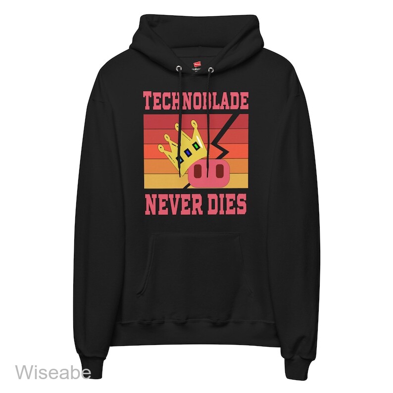 Technoblade Never Dies Retro Hoodie, Technobalde Merch Hoodie