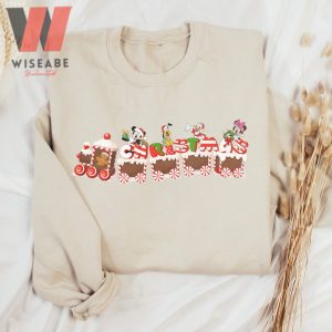 Christmas Train For Mickey And Friends Disney Christmas Sweatshirt