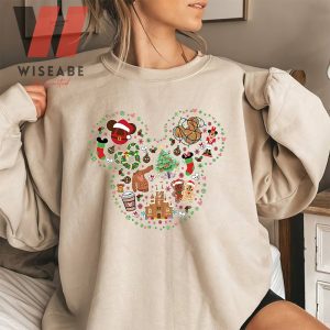 Mickey Mouse Ears Patterns Disney Christmas Sweatshirt