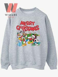 Merry Christmas Mickey And Friends Disney Christmas Sweatshirt