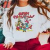 Vintage Merry Christmas Mickey Mouse And Friends Disney Christmas Sweatshirt